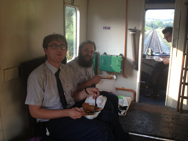 Fish & Chips on the train